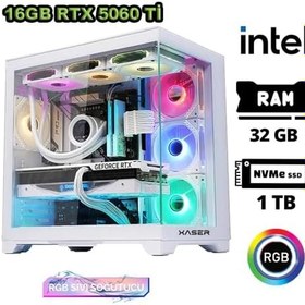 Resim Sword X180 i7 12700KF 32GB Ram 1TB M.2 NVMe SSD 16GB RTX5060Ti Sıvı Soğutmalı Oyuncu Tavsiye Sistem 