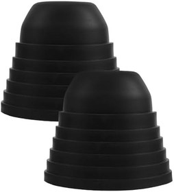 Resim 2 adet Araç Far Toz Kapağı, Vidalı Bağlantılı Kauçuk Araç Ampul Yuvası Kapağı, Su Geçirmez Ön Far 