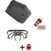 Resim Cg Çita Füme Stop Camı+örümcek+stop Çakar Ampülü Beyaz +hdiye Tzmnya Sticker 