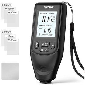 Resim Tongxida Siyah Abs Tabaka Ölçer 0-2000μm , 1μm Hassasiyet, Fe/nfe, 6 Dil Kılavuz & Kalibrasyon 