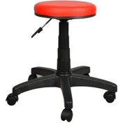 Resim Bürocci Plastik Ayaklı Tabure-Kırmızı-2999G0116 