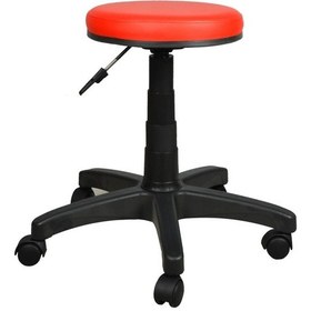 Resim Bürocci Plastik Ayaklı Tabure-Kırmızı-2999G0116 