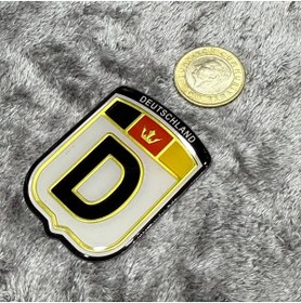 Resim Korkmaz Oto Market & Aksesuar Etiketçilere İthal Mini Boy D Harf Damla Kendinden Bantlı 