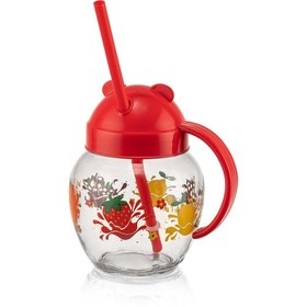 Resim Genel Markalar pipetli bardak alıştırma bardağı figürlü bardak Bpa içermez Bardak Qlux Pipetli çoçuk bebek bardak 
