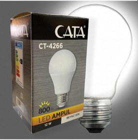 Resim Cata Ct-4266 12W/6500 Led Ampul 12W Watt E27 Duy Beyaz Işık 