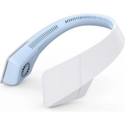 Resim Xinh Taşınabilir Boyun Fan Soğutma Asılı Boyun Fan Şarj Edilebilir Mini USB Kişisel Fan Kulaklık Tasarım Açık Spor Için Kapalı Ofis (Yurt Dışından) 
