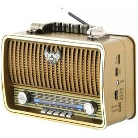 Resim Dynego Radyo Bluetoothlu Ahşap Nostaljik Büyük Boy Fm-radyo 