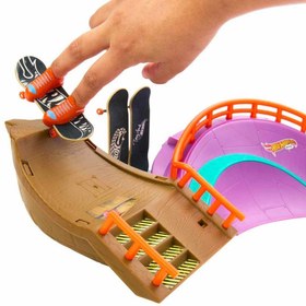 Resim HMK01 Hot Wheels Skate Ahtapot Kaykay Parkı Oyun Seti 