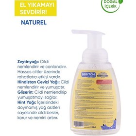 Resim Babyton Doğal Aromasız Köpük Sabun 350 ML 
