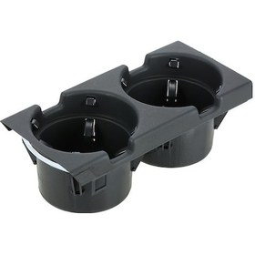 Resim Bmw 3 Serisi E46 1999-2005 İçin Siyah Plastik Araba Bardak Tutucu - Çay/su Bardakları Ve Eşyalarınızı Düzenleyen Depolama Kutusu 