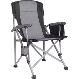 Resim Efsane Kamp - Profesyonel Fold&go Katlanır Kamp Sandalyesi Gri Çok Renkli 