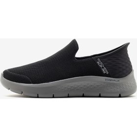 Resim Skechers Slip-ins: Go Walk Flex - No Hands Erkek Gri Yürüyüş Ayakkabısı 216491tk Dkgy Gri | Orijinal 