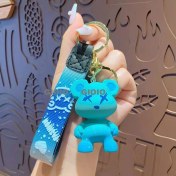 Resim Silver1 Iyi Şanslar Bebek Sevimli Karikatür Peluş Bebek Çanta Kolye Kız Öğrenci Bebek Asılı Anahtar (Yurt Dışından) 