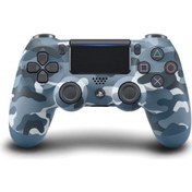 Resim PS4 Uyumlu Kablosuz Kol Blue Camouflage Oyun Kolu 