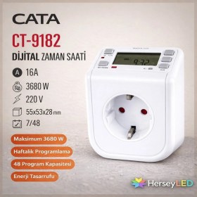 Resim Cata Digital Zaman Saati Akıllı Priz 