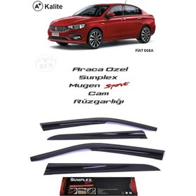 Resim Fiat Egea Sunplex Marka Cam Rüzgarlığı Mugen 4'lü 