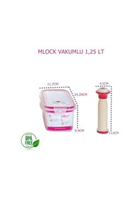 Resim Moon Star Mlock Vaku Mlu Saklama Kabı 125 L Pompa-Mvb-189 Çok Renkli 