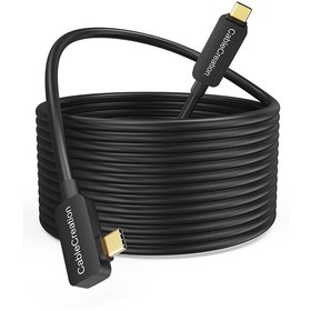 Resim cable creation CableCreation CC1100 Fiber Optik Type-c Kablo 5m (Oculus Quest Link Kablo, Tether Cable) 