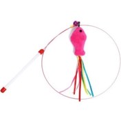 Resim Balıklı Kedi Oyun Oltası 90 Cm 