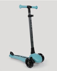 Resim Let's Ride Two Işıklı Katlanabilir 3 Tekerlekli Scooter Turkuaz 