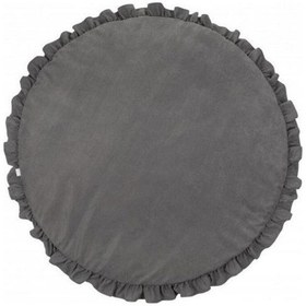 Resim Hangfox Bebekler İçin Yumuşak Renkli Dikdörtgen Oyun Halısı - Tüylü Temizlenebilir Oyun Ve Sürünme Matı Kömür Gri 