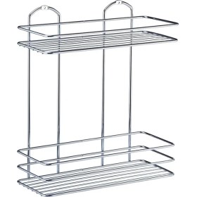 Resim Banyo Köşe Rafı 2 Katlı Şampuanlık 