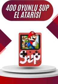 Resim MT29 GİYİM Sup Atari Retro 400 Nostalji Oyunlu Mini Atari Taşınabilir Oyun Konsolu 