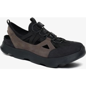 Resim Greyder Erkek Siyah Nubuk Hakiki Deri Sandalet 6Y1CS64768 