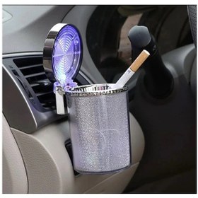 Resim 7 Renkli Rgb Led Işıklı Lüx Oto Küllük Kapaklı Spor Araç Içi Küllük Araba Küllüğü 