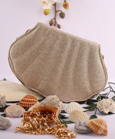 Resim weem bag Elysara EB0185 | KUM SİM ZARİF İNCİ İSTİRİDYE ABİYE ÇANTA 