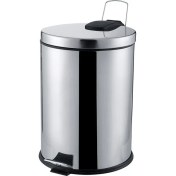 Resim Primera 30 Litre Pedallı Çöp Kovası Krom 