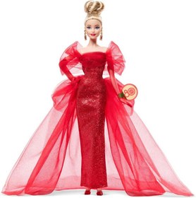 Resim Barbie 80.Yıl Özel Koleksiyon Bebeği - Sarışın JBJ17 