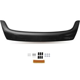 Resim MKG Renault Master 2010-2014 Ön Kaput Koruyucu Rüzgarlığı Piano Black 3.2 mm Kalın Plastik 