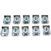 Resim Lasonstiges 10 Paket M4 M5 M6 M8 U Tipi Dişli Klipsler 8mm 5mm 6mm 4mm Kamış Somunlar Arabalar Için Motosikletler Scooter Atv Paslanmaz Çelik Moped 