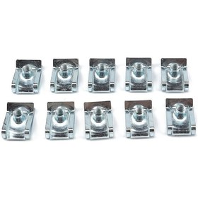 Resim Lasonstiges 10 Paket M4 M5 M6 M8 U Tipi Dişli Klipsler 8mm 5mm 6mm 4mm Kamış Somunlar Arabalar Için Motosikletler Scooter Atv Paslanmaz Çelik Moped 