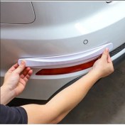 Resim River World Beyaz Renkte Karbon Desenli Araç Tamponu Koruyucu 