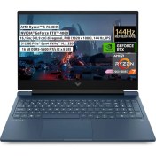 Resim Victus Gaming Dizüstü Bilgisayar, 16,1 Inç 144 Hz Fhd Ips, Amd Ryzen 5 7640HS, 16GB Ram, Nvıdıa Geforce Rtx 4060 Dlss 3, 512 GB Ssd, Freedos, Performans Mavi, 7Z590EA 