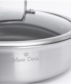 Resim Maxx Doria Steel Fusion 26 Cm Kısa Tencere Pa3021 Metal 