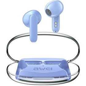 Resim Treasures Blue Aweı T85 Enc Gürültü Önleyici Tws Kulaklık - 28mv7r Mükemmel Ses Kalitesi, 7 Saat Çağrı Süresi, Ipx6 Su Geçirmez 