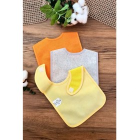 Resim Babydonat Pratik 3'lü Sıvı Geçirmez Bebek Mama Önlüğü 0-18 Ay 