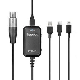 Resim Boya BY-BCA70 48V Phantom Mobil XLR Mikrofon Kablo 