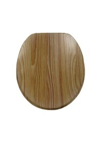 Resim Softy Classic Full Ahşap Desen Klozet Kapağı 