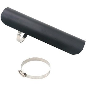 Resim Suntek Magideal Siyah Için Motosiklet Egzoz Susturucu Boru Koruyucu Isı Kalkanı 