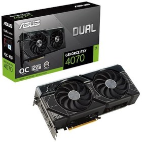 Resim Asus RTX 4070 DUAL-RTX4070-O12G-EVO 12GB GDDR6X 192bit OC HDMI 3xDP DLSS3 Ekran Kartı 