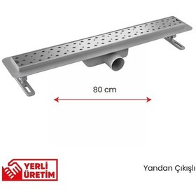 Resim Lineer Süzgeç - Yan Çıkışlı- Seramik Uyumlu 80 Cm Diğer 