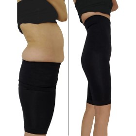 Resim Young&Fit Toparlayıcı ve Incelten Etkili Kısa Korse Tayt Süper Yüksek Bel Göbek ve Kalça Şekillendirici 
