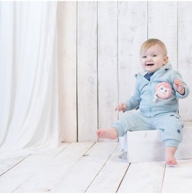 Resim Organicera Organik Kapşonlu Mont, Yeşil Melanj (435388544) Çok Renkli 