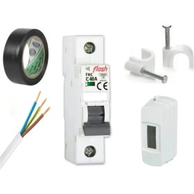 Resim Öznur Elekktrıklı Şohben Kablosu 9 mt Kablolu Şohben Takımı Tam Takım Set 