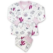 Resim Sema Bebe Sema Baby Sleeper Cactus Bebek Bebek Pijama Takımı 3-6 Ay - Pembe 