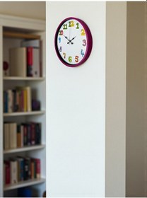 Resim 36 Cm Pembe Çocuk Odası Duvar Saati Açık 65287490 